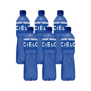 Pack Agua de mesa CIELO Con gas Botella 625Ml x 6un