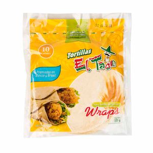 Tortillas de Súper Trigo EL TACO Bolsa 10un