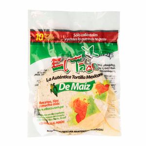 Tortillas de Maíz EL TACO Bolsa 10un