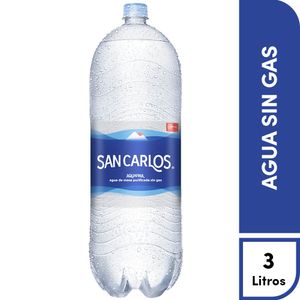 Agua sin Gas SAN CARLOS Botella 3L