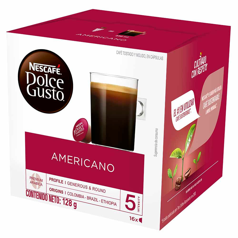 Café Americano NESCAFÉ Dolce Gusto Caja 16 Cápsulas | Vivanda