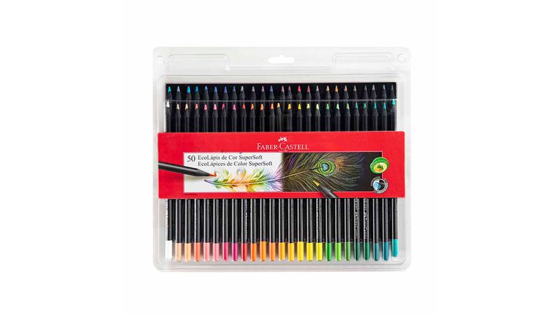 0025758 - Colores Faber Castell Ecolapices Estuche 50 Un.