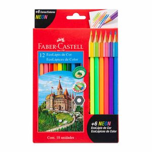 Colores FABER-CASTELL EcoLapices Caja 18un