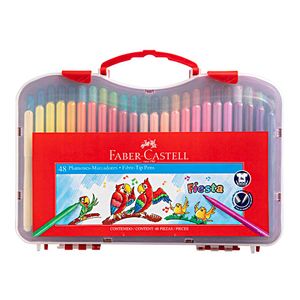 Plumones FABER CASTELL Fiesta 45 Estuche 48un