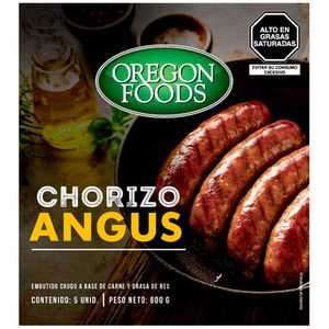 Chorizo Angus OREGON FOODS Caja 600g