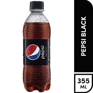 Gaseosa PEPSI Zero Black Botella 355ml