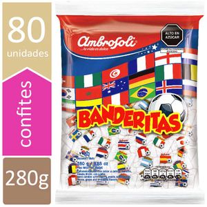 Caramelos Banderitas AMBROSOLI Bolsa 280g