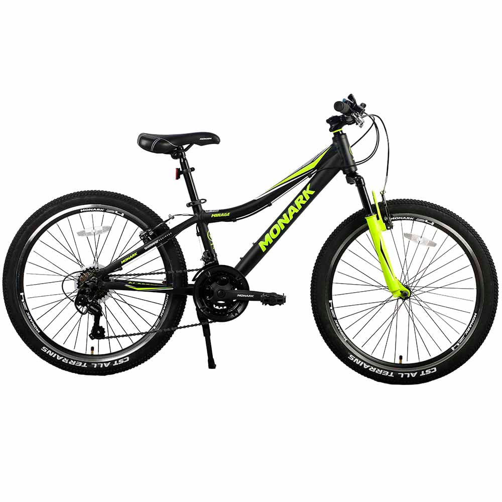 Bicicleta MONARK Mirage Aro 24 Negro Amarillo