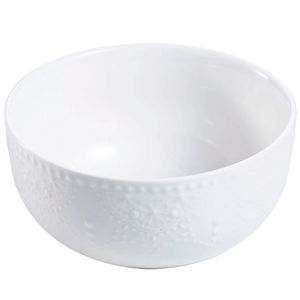 Bowl para Ensalada DECO HOME Porcelana Blanca