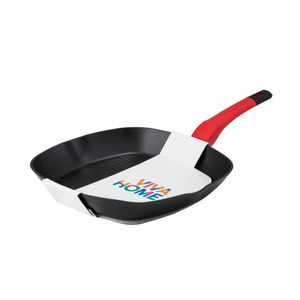 Grill con Mango Silicona Roja VIVA HOME 28cm