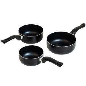Set de Cacerolas VIVA HOME Negro 3pzas