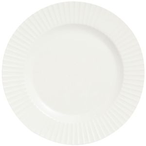 Plato de Entrada VIVA HOME Porcelana Blanca Rayas