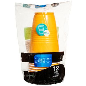 Vaso DARNEL Amarillo Vivo 12 Oz Paquete 12un