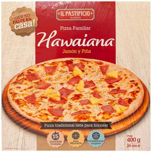 Pizza IL PASTIFICIO Hawaiana Caja 400g