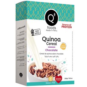 Cereal de Quinua Q FOODS Chocolate Caja 200g