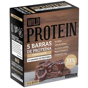 Barras de Proteína WILD de Chocolate Paquete 15g Caja 5un