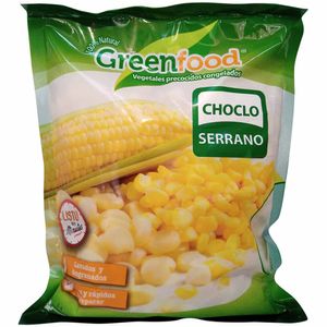 Choclo Serrano Precocido Congelado GREEN FOOD Bolsa 400g