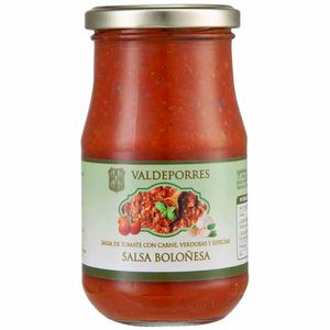 Salsa Bolognesa VALDEPORRES Frasco 350g