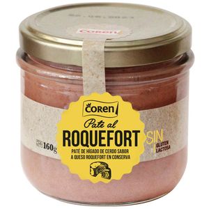 Paté COREN sabor Roquefort Frasco 160g