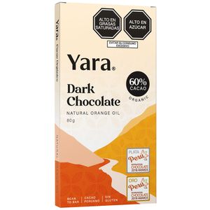 Dark Chocolate YARA 60% Caja 80g