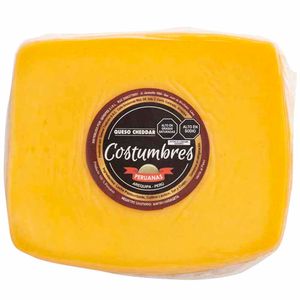 Queso Cheddar COSTUMBRES PERUANAS