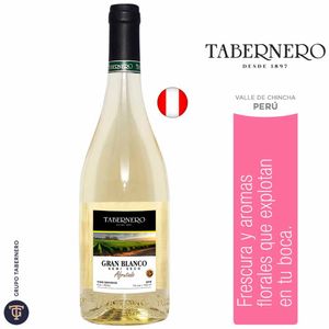 Vino TABERNERO Gran Blanco Semi Seco Botella 750ml