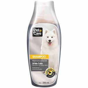 Shampoo para Perros PET CARE Color Blanco Frasco 330ml