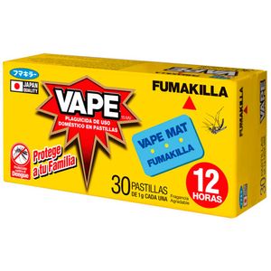 Insecticida VAPE Pastilla verde Caja 30Un