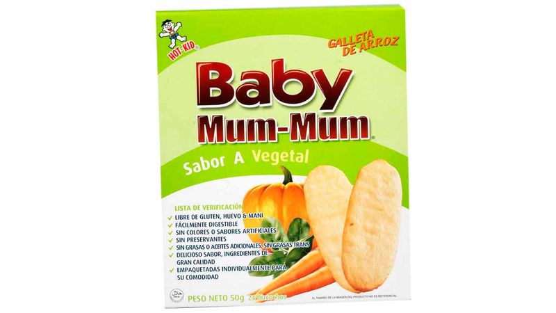 Comprar Galletas De Arroz Baby Mum Mum Con Vegetales