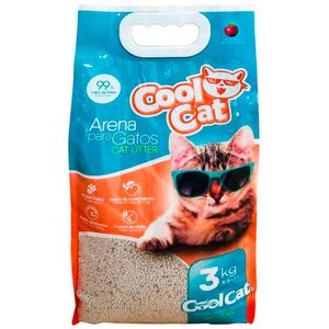Arena para Gatos COOL CAT Bolsa 3Kg