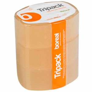 Jabón de Glicerina BOREAL Natural 100g Paquete 3un