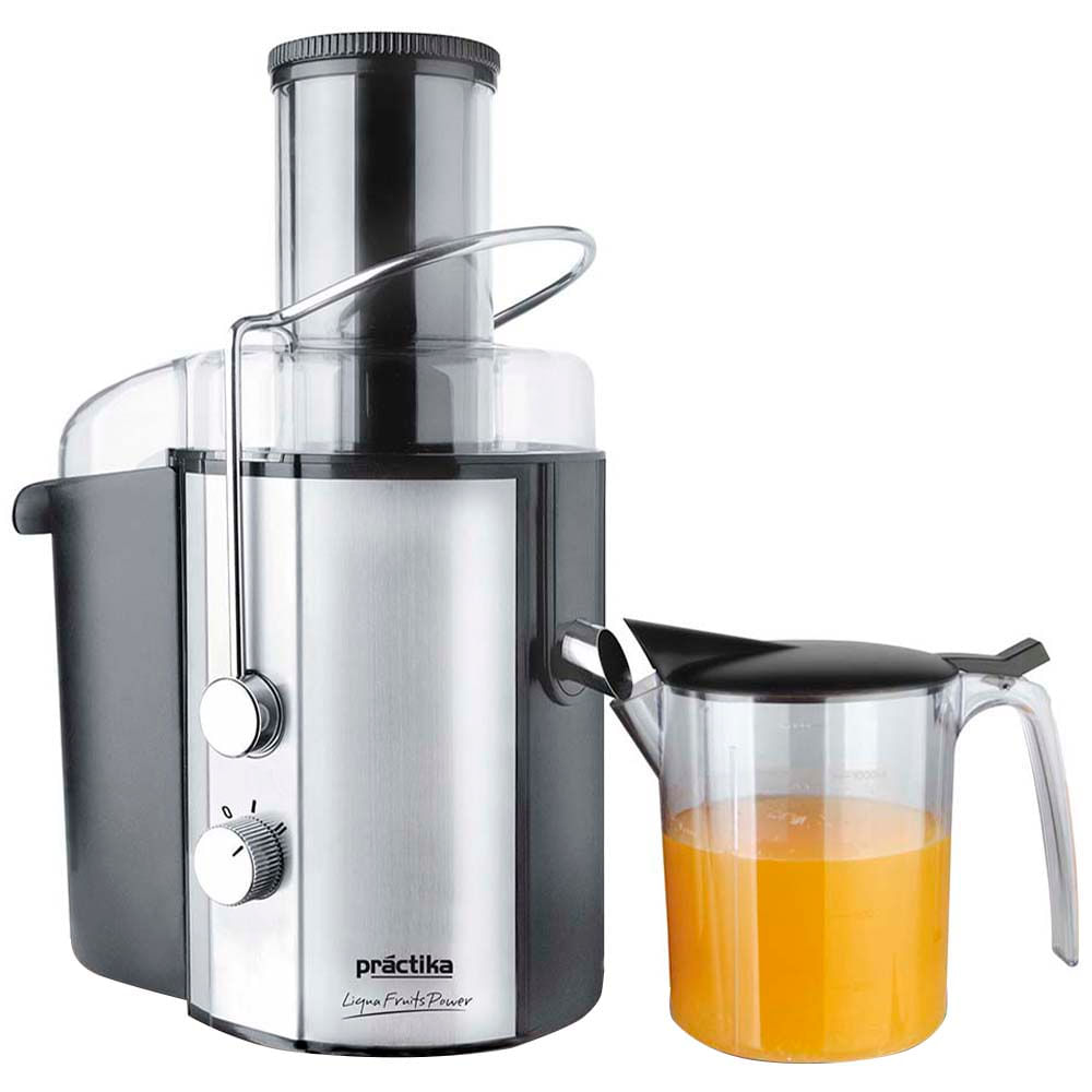 Extractor PRACTIKA Licua Fruits Power Plateado/Negro | Vivanda