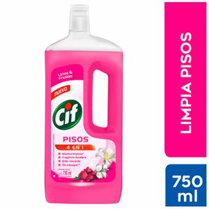Limpiador de Pisos Líquido CIF Aroma Lirio y Fresias Botella 750ml