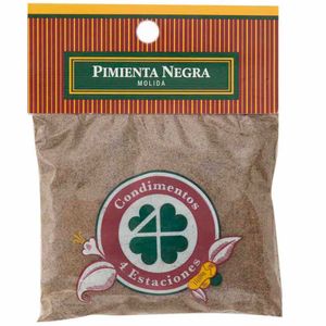 Pimienta 4 ESTACIONES Negra molida Sobre 60Gr
