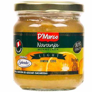 Mermelada D'MARCO Dietética de naranja Frasco 210Gr