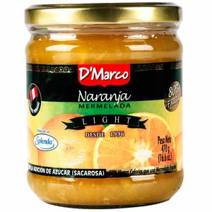 Mermelada D'MARCO Dietética de naranja Frasco 470Gr