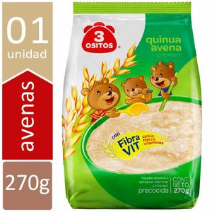 Quinua Avena Premium 3 OSITOS Bolsa 270g