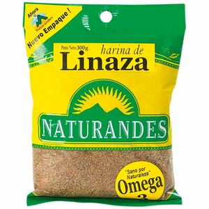 Cereal NATURANDES Harina de linaza Bolsa 300Gr