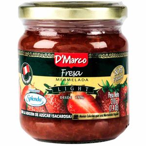 Mermelada D'MARCO Dietética de fresa Frasco 210Gr