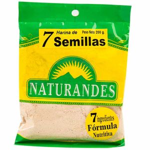 Cereal NATURANDES Harina 7 semillas Bolsa 200Gr
