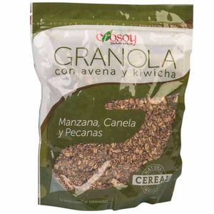 Cereal CROSOY Granola manzana pecana y canela Bolsa 380Gr