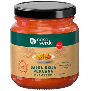 Salsa Roja Peruana CASA VERDE Frasco 200g
