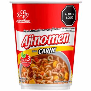 Sopa Instantánea AJINOMEN sabor a Carne Vaso 51g