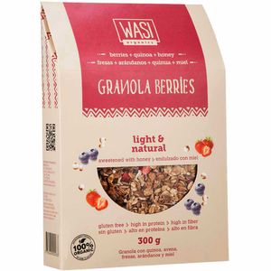 Granola WASI ORGANICS Berries Caja 300g