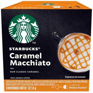 Cápsulas de Café Caramel Macchiato STARBUCKS Caja 12un