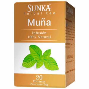 Infusiones SUNKA Muña Caja 20un