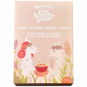 Cereal Orgánico Andean Bites KIDS ORGANICS Caja 240g