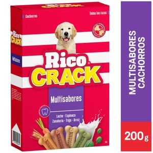 Galletas para Perros RICOCRACK Cachorros Multisabores Caja 200g