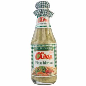 Salsa Finas Hierbas EL OLIVAR Botella 340ml
