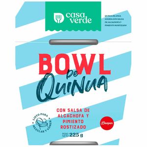 Bowl de Quinua con Salsa de Alcachofa y Pimiento CASA VERDE 225g
